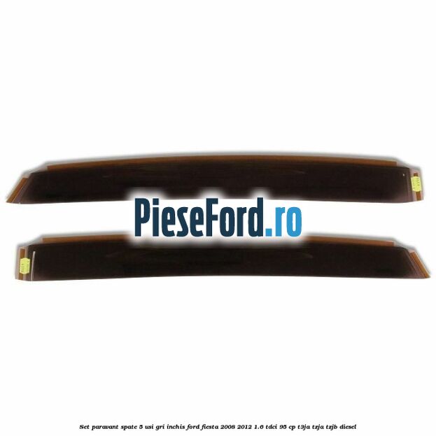 Set paravant spate 5 usi, gri inchis Ford Fiesta 2008-2012 1.6 TDCi 95 cp T3JA, TZJA, TZJB diesel