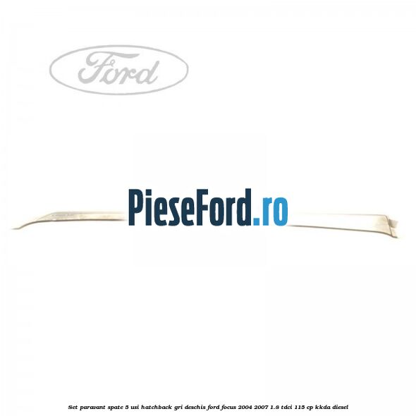 Set paravant spate 5 usi hatchback gri deschis Ford Focus 2004-2007 1.8 TDCi 115 cp KKDA diesel