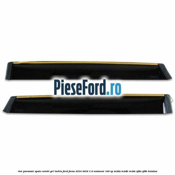 Set paravant spate combi, gri inchis Ford Focus 2014-2018 1.0 EcoBoost 100 cp M2DA, M2DB, M2DC, SFDA, SFDB benzina