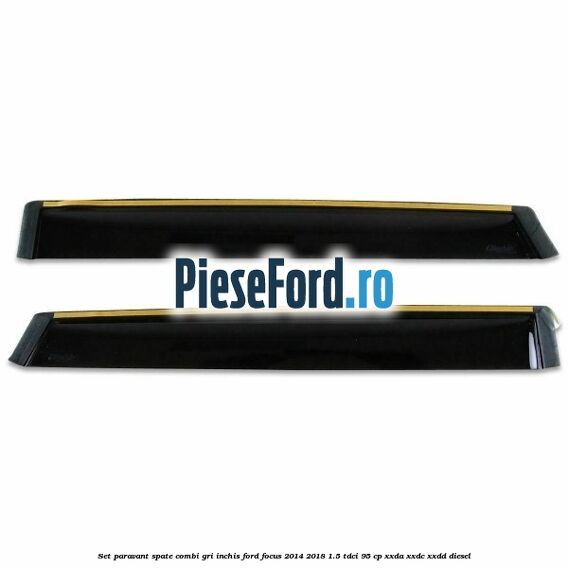 Set paravant spate combi, gri inchis Ford Focus 2014-2018 1.5 TDCi 95 cp XXDA, XXDC, XXDD diesel