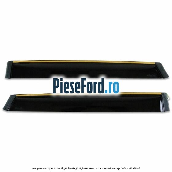 Set paravant spate combi, gri inchis Ford Focus 2014-2018 2.0 TDCi 150 cp T7DA, T7DB diesel