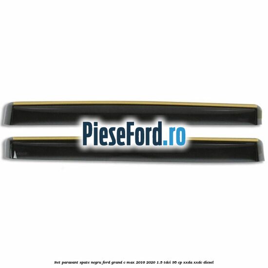 Set paravant spate negru Ford Grand C-Max 2016-2020 1.5 TDCi 95 cp XXDA, XXDC diesel