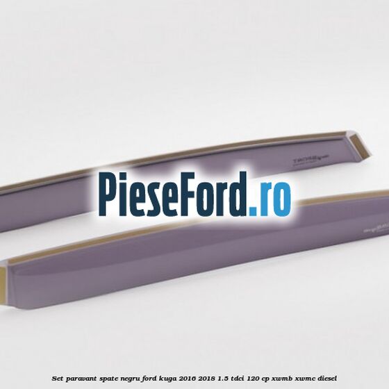 Set paravant spate, negru Ford Kuga 2016-2018 1.5 TDCi 120 cp XWMB, XWMC diesel
