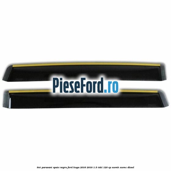Set paravant spate, negru Ford Kuga 2016-2018 1.5 TDCi 120 cp XWMB, XWMC diesel