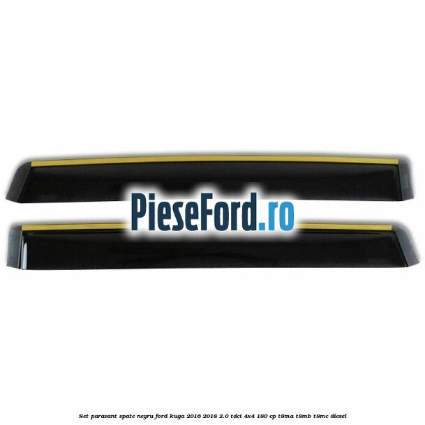Set paravant spate, negru Ford Kuga 2016-2018 2.0 TDCi 4x4 180 cp T8MA, T8MB, T8MC diesel