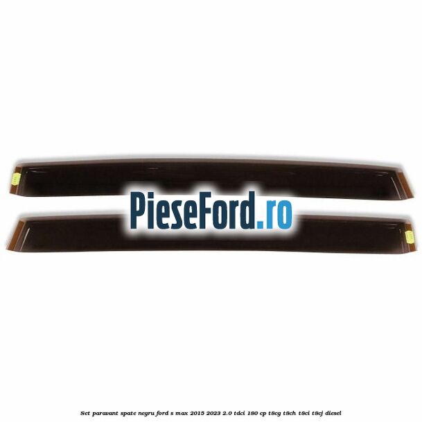 Set paravant spate, negru Ford S-Max 2015-2023 2.0 TDCi 180 cp T8CG, T8CH, T8CI, T8CJ diesel