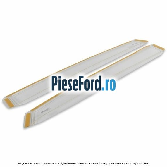 Set paravant spate transparent, combi Ford Mondeo 2014-2018 2.0 TDCi 150 cp T7CA, T7CC, T7CD, T7CE, T7CF, T7CN diesel