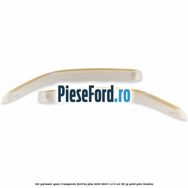 Set paravant spate transparent Ford Ka plus 2016-2018 1.2 Ti-VCT 85 cp YSKD, YSKE benzina