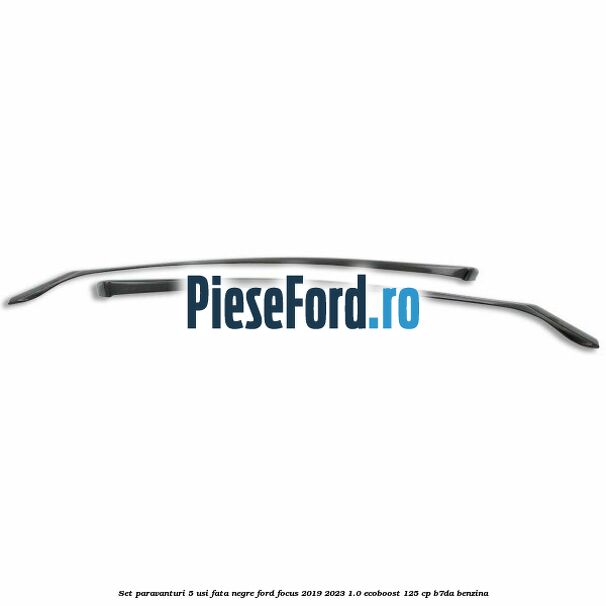 Set paravanturi 5 usi fata negre Ford Focus 2019-2023 1.0 EcoBoost 125 cp B7DA benzina
