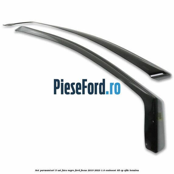 Set paravanturi 5 usi fata negre Ford Focus 2019-2023 1.0 EcoBoost 85 cp SFDC benzina