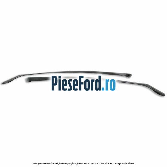 Set paravanturi 5 usi fata negre Ford Focus 2019-2023 2.0 EcoBlue ST 190 cp BCDA diesel