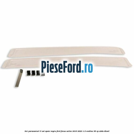 Set paravanturi 5 usi spate negru Ford Focus Active 2019-2023 1.5 EcoBlue 95 cp Z2DA diesel