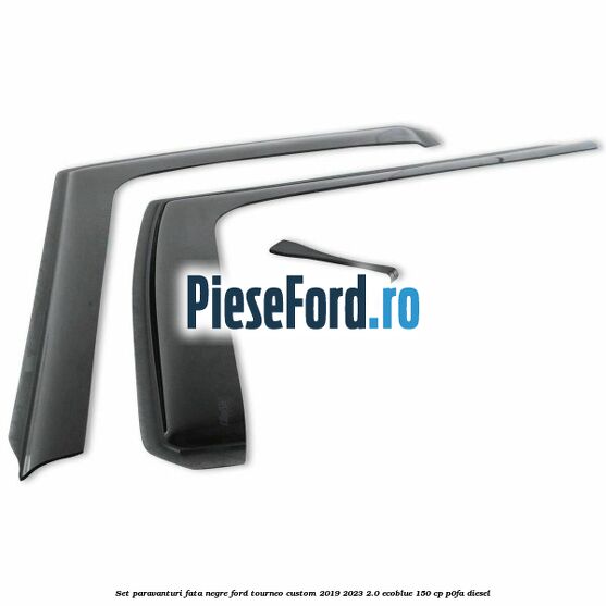 Set paravanturi fata negre Ford Tourneo Custom 2019-2023 2.0 EcoBlue 150 cp P0FA diesel