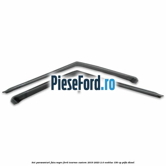 Set paravanturi fata negre Ford Tourneo Custom 2019-2023 2.0 EcoBlue 150 cp P0FA diesel