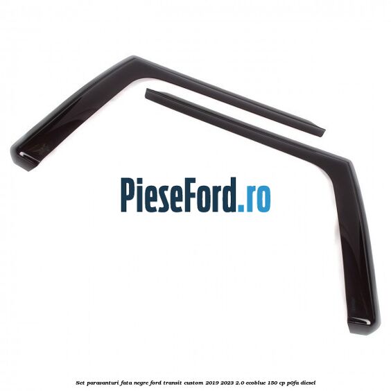 Set paravanturi fata negre Ford Transit Custom 2019-2023 2.0 EcoBlue 150 cp P0FA diesel