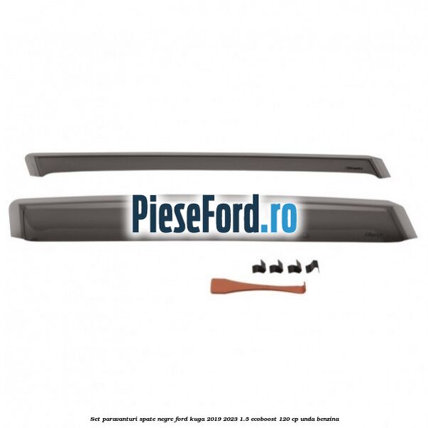 Set paravanturi spate negre Ford Kuga 2019-2023 1.5 EcoBoost 120 cp UNDA benzina