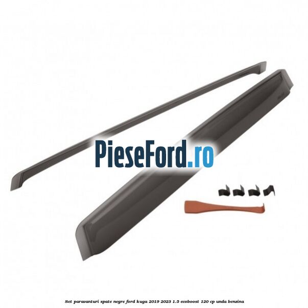 Set paravanturi spate negre Ford Kuga 2019-2023 1.5 EcoBoost 120 cp UNDA benzina