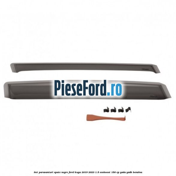 Set paravanturi spate negre Ford Kuga 2019-2023 1.5 EcoBoost 150 cp YZDA, YZDB benzina
