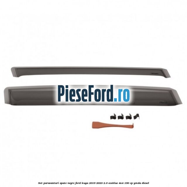 Set paravanturi spate negre Ford Kuga 2019-2023 2.0 EcoBlue 4x4 190 cp YMDA diesel