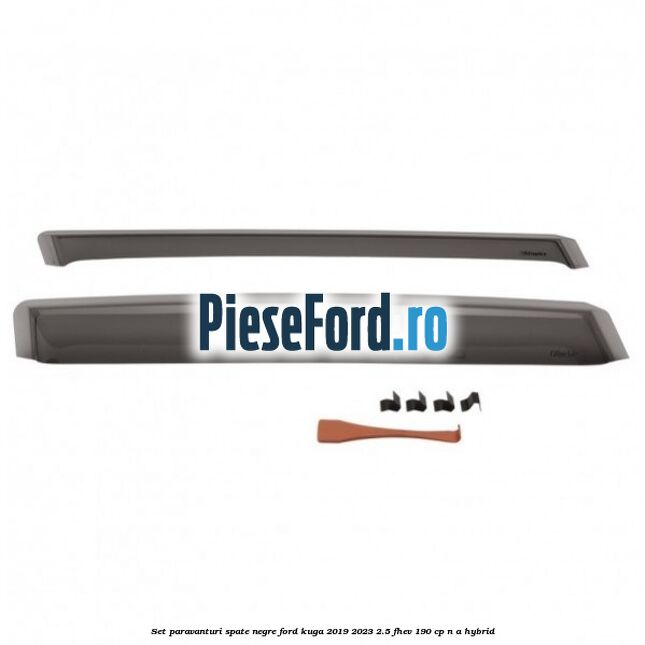Set paravanturi spate negre Ford Kuga 2019-2023 2.5 FHEV 190 cp n/a hybrid
