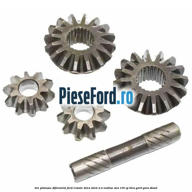 Set pinioane diferential Ford Transit 2014-2018 2.0 EcoBlue 4x4 170 cp BLRA, YNR6, YNRA diesel