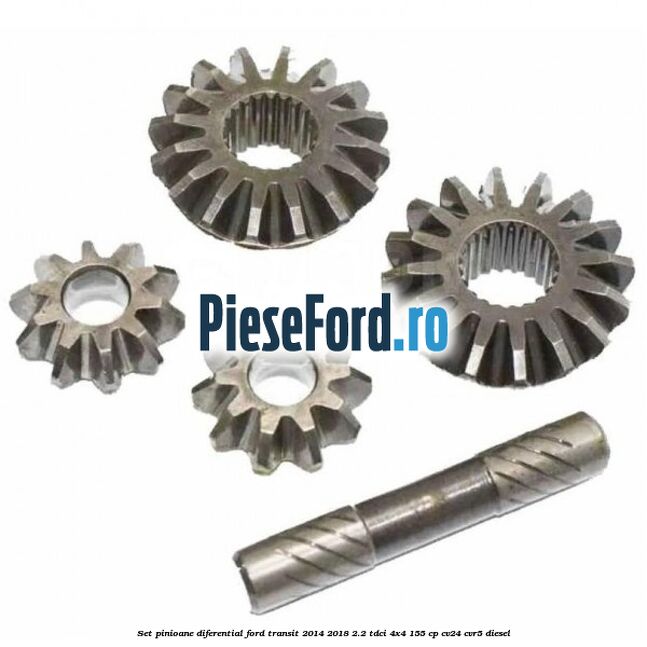 Set pinioane diferential Ford Transit 2014-2018 2.2 TDCi 4x4 155 cp CV24, CVR5 diesel
