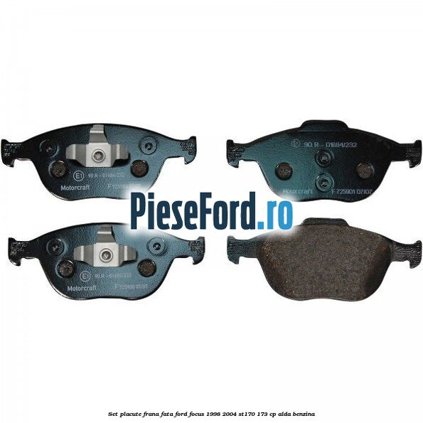 Set placute frana fata Ford Focus 1998-2004 ST170 173 cp ALDA benzina