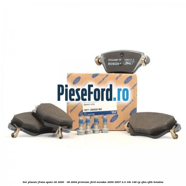 Set placute frana spate (02/2000 - 08/2004) premium Ford Mondeo 2000-2007 2.0 16V 146 cp Set placute frana spate (02/2000 - 08/2004) premium Ford Mondeo 2000-2007 2.0 16V 146 cp CJBA, CJBB benzina