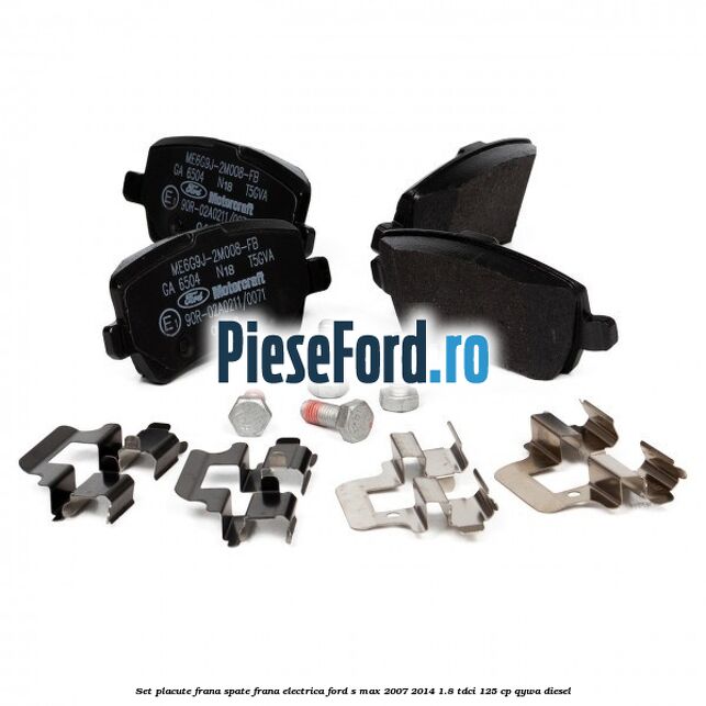 Set placute frana spate frana electrica Ford S-Max 2007-2014 1.8 TDCi 125 cp Set placute frana spate frana electrica Ford S-Max 2007-2014 1.8 TDCi 125 cp QYWA diesel