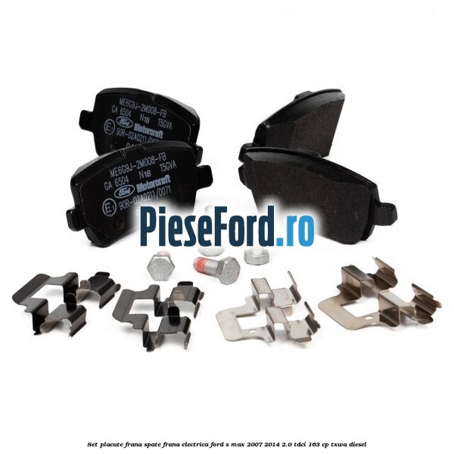 Set placute frana spate frana electrica Ford S-Max 2007-2014 2.0 TDCi 163 cp Set placute frana spate frana electrica Ford S-Max 2007-2014 2.0 TDCi 163 cp TXWA diesel