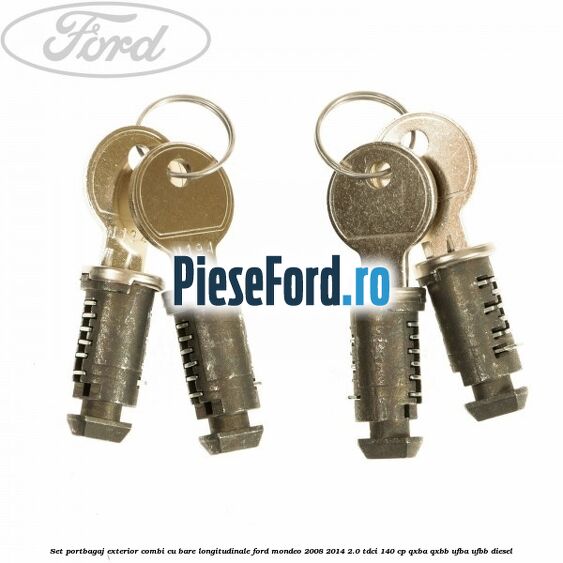 Set portbagaj exterior (Combi) cu bare longitudinale Ford Mondeo 2008-2014 2.0 TDCi 140 cp QXBA, QXBB, UFBA, UFBB diesel