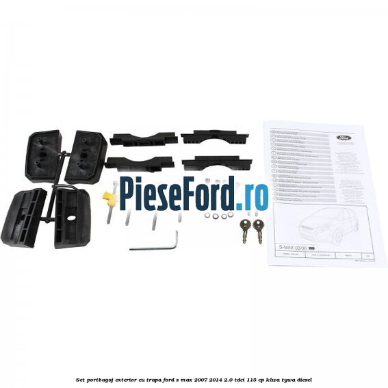 Set portbagaj exterior (cu trapa) Ford S-Max 2007-2014 2.0 TDCi 115 cp KLWA, TYWA diesel