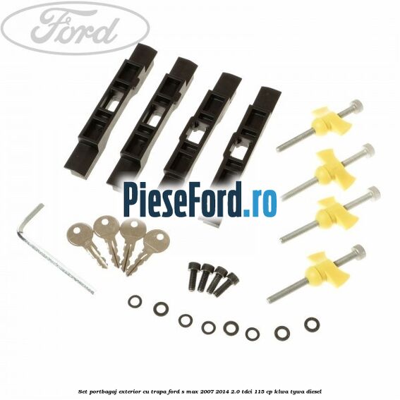 Set portbagaj exterior (cu trapa) Ford S-Max 2007-2014 2.0 TDCi 115 cp KLWA, TYWA diesel