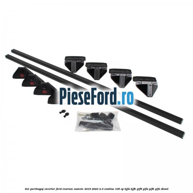 Set portbagaj exterior Ford Tourneo Custom 2019-2023 2.0 EcoBlue 105 cp BJFA, BJFB, YLF6, YLFA, YLFB, YLFS diesel
