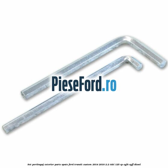 Set portbagaj exterior, parte spate Ford Transit Custom 2014-2018 2.2 TDCi 125 cp CYF4, CYFF diesel