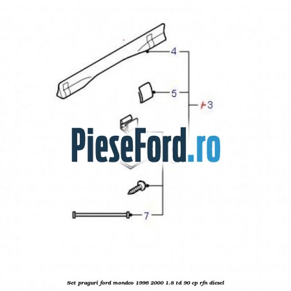 Set praguri Ford Mondeo 1996-2000 1.8 TD 90 cp RFN diesel