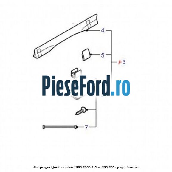 Set praguri Ford Mondeo 1996-2000 2.5 ST 200 205 cp SGA benzina