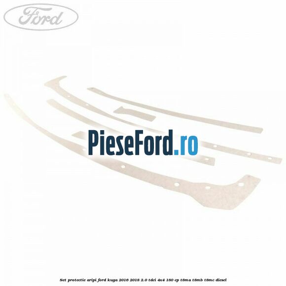 Set protectie aripi Ford Kuga 2016-2018 2.0 TDCi 4x4 180 cp T8MA, T8MB, T8MC diesel