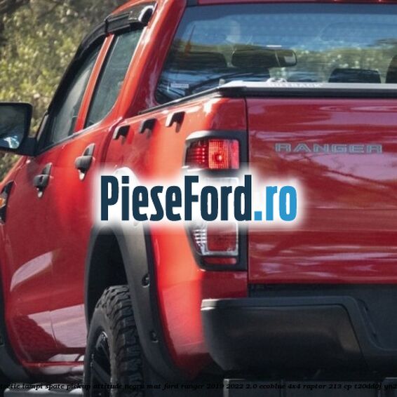 Set protectie lampi spate Pickup Attitude negru mat Ford Ranger 2019-2022 2.0 EcoBlue 4x4 Raptor 213 cp T20DD0J, YN2X diesel