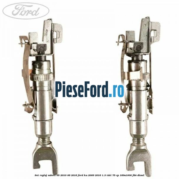 Set reglaj saboti 05/2010-06/2016 Ford Ka 2009-2016 1.3 TDCi 75 cp 169A1000, FD4 diesel