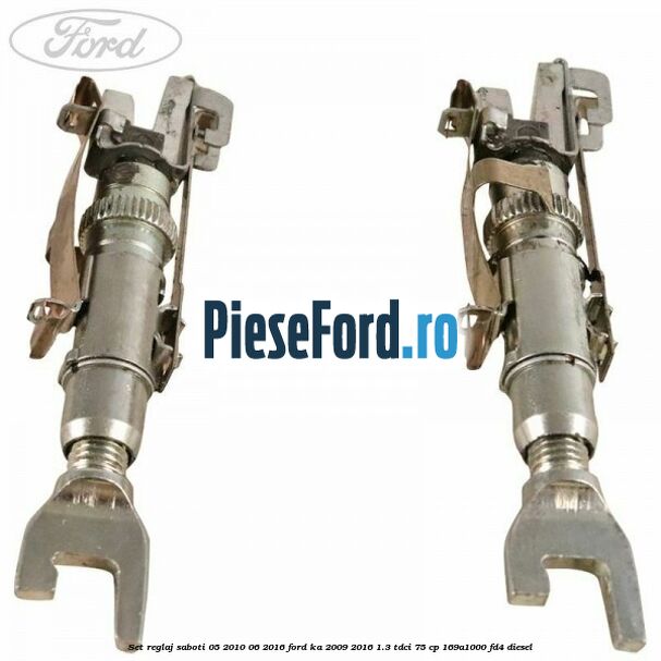 Set reglaj saboti 05/2010-06/2016 Ford Ka 2009-2016 1.3 TDCi 75 cp 169A1000, FD4 diesel