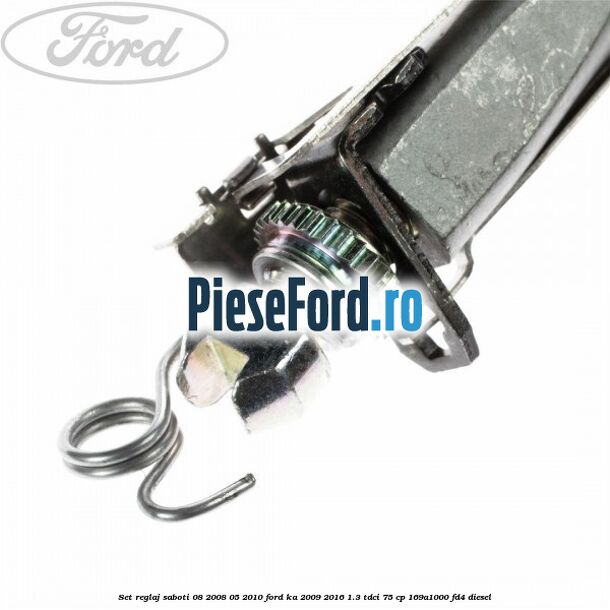 Set reglaj saboti 08/2008-05/2010 Ford Ka 2009-2016 1.3 TDCi 75 cp 169A1000, FD4 diesel