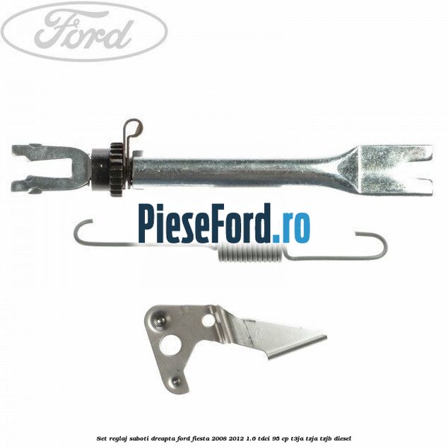 Set reglaj saboti dreapta Ford Fiesta 2008-2012 1.6 TDCi 95 cp T3JA, TZJA, TZJB diesel