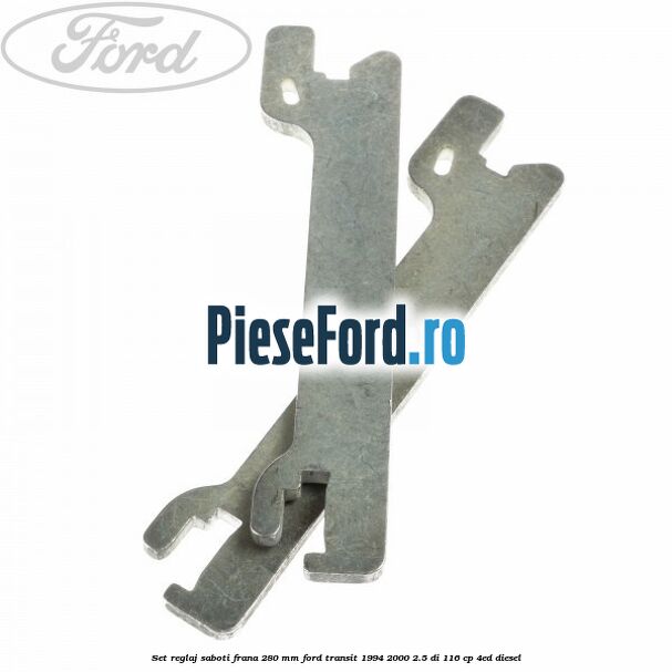 Set reglaj saboti frana 280 MM Ford Transit 1994-2000 2.5 DI 116 cp 4ED diesel