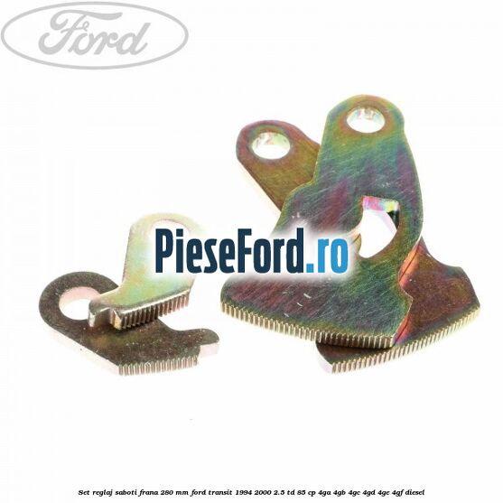 Set reglaj saboti frana 280 MM Ford Transit 1994-2000 2.5 TD 85 cp 4GA, 4GB, 4GC, 4GD, 4GE, 4GF diesel