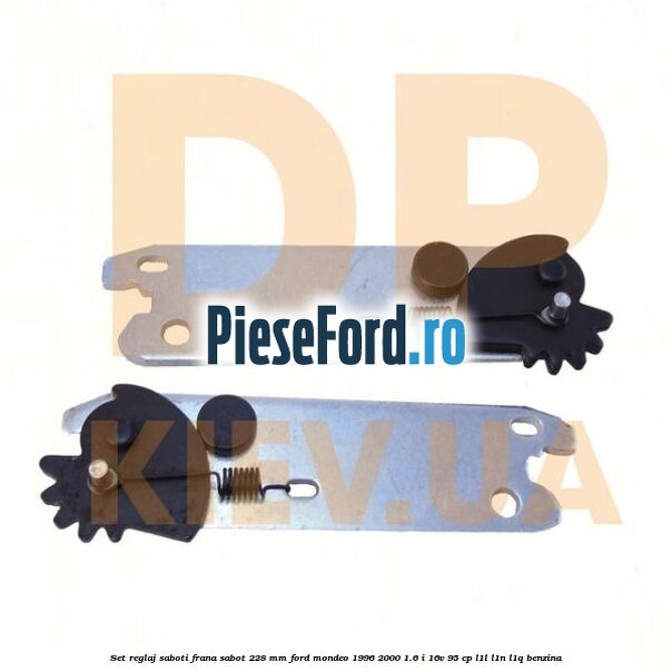 Set reglaj saboti frana sabot 228 mm Ford Mondeo 1996-2000 1.6 i 16V 95 cp L1L, L1N, L1Q benzina