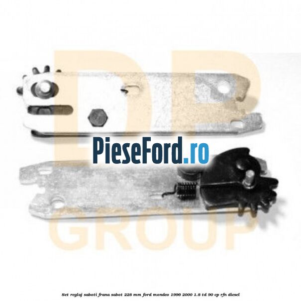Set reglaj saboti frana sabot 228 mm Ford Mondeo 1996-2000 1.8 TD 90 cp RFN diesel