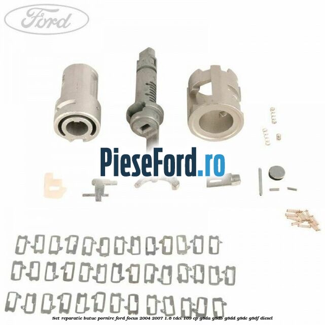 Set reparatie butuc pornire Ford Focus 2004-2007 1.6 TDCi 109 cp G8DA, G8DB, G8DD, G8DE, G8DF diesel
