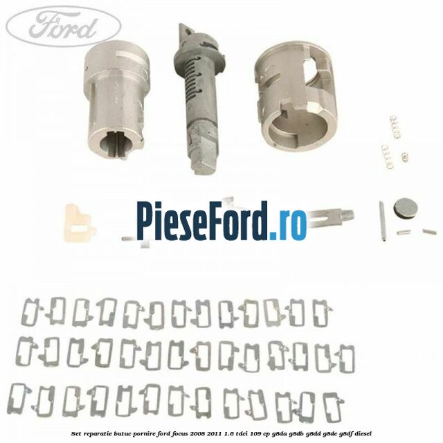 Set reparatie butuc pornire Ford Focus 2008-2011 1.6 TDCi 109 cp G8DA, G8DB, G8DD, G8DE, G8DF diesel