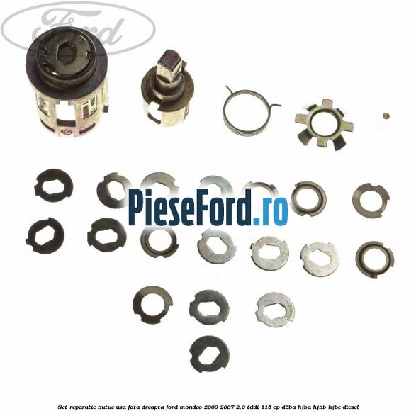 Set reparatie butuc usa fata dreapta Ford Mondeo 2000-2007 2.0 TDDI 115 cp D6BA, HJBA, HJBB, HJBC diesel